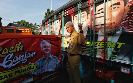 Di Akhir Masa Jabatan, Ganjar Pranowo Dinobatkan jadi Bapak Truk Nusantara