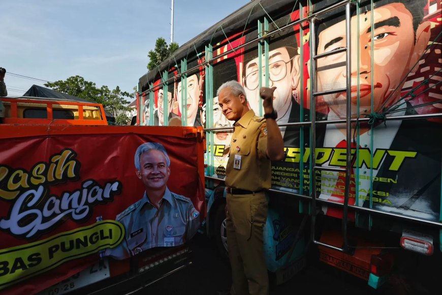 Di Akhir Masa Jabatan, Ganjar Pranowo Dinobatkan jadi Bapak Truk Nusantara
